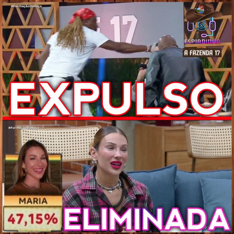 cover art for CRÉO EXPULSO! + Maria ELIMINADA + Walerio, Ray, Toninho e Mesquita na ROÇA! | A Fazenda 17