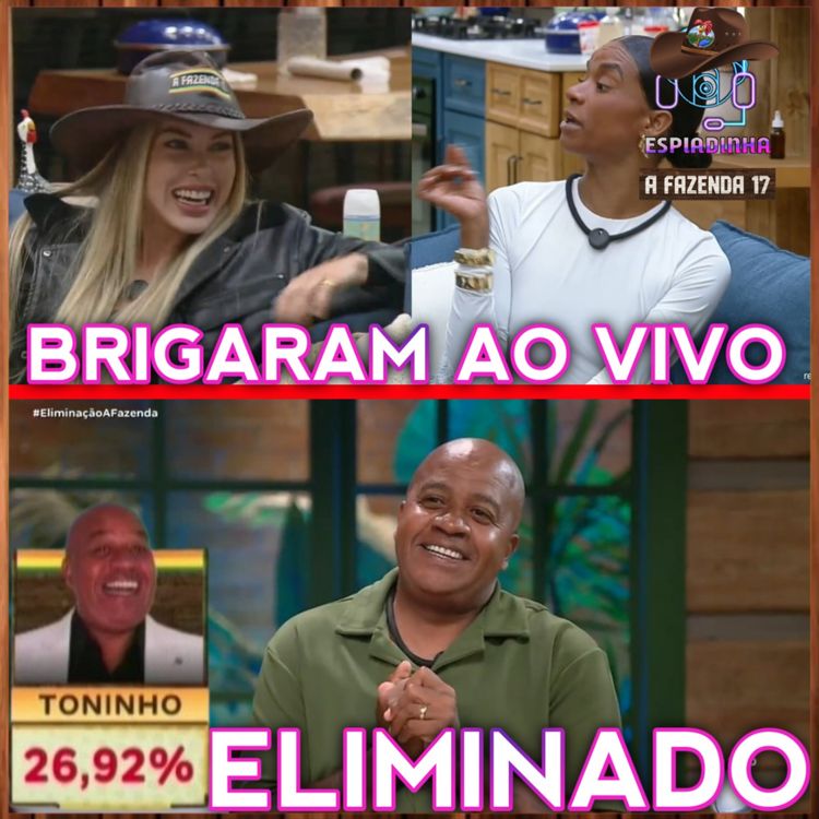 cover art for TONINHO ELIMINADO! + Kathy e Saory DISCUTIRAM + Duda é PERSEGUIDA | A Fazenda 17
