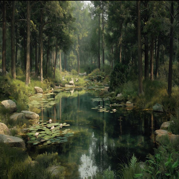 cover art for Pondside Chorus & Evening Marsh