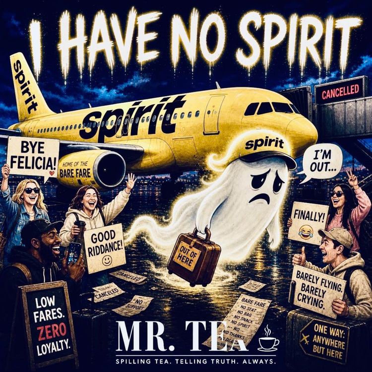 cover art for 🎙️ Episode 1: Spirit Airlines — THE SPIRITLESS AIRLINE FINALLY REST IN PIECE