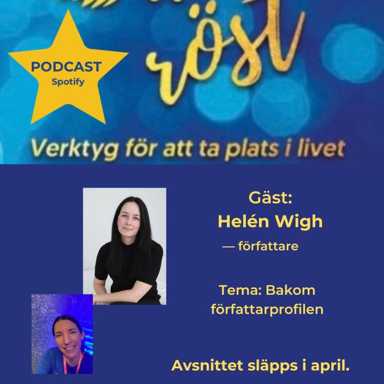 cover art for 72. Bakom författarprofilen. Gäst: Helén Wigh