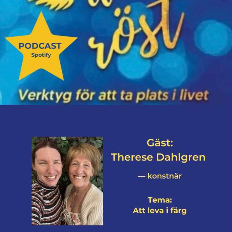 cover art for 81. Att leva i färg. Gäst: Therese Dahlgren
