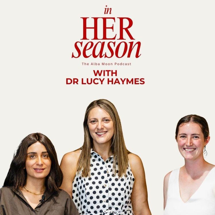 cover art for Menopause and HRT with Dr Lucy Haymes