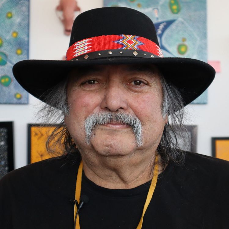 cover art for Alan Syliboy on Mi'kmaw Art