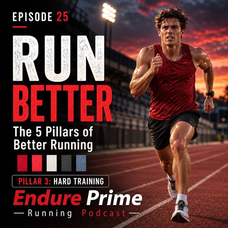 cover art for Episode 25: The 5 Pillars of Better Running – Hard Training