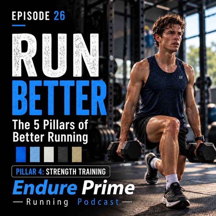 cover art for Episode 26: The 5 Pillars of Better Running – Strength Training