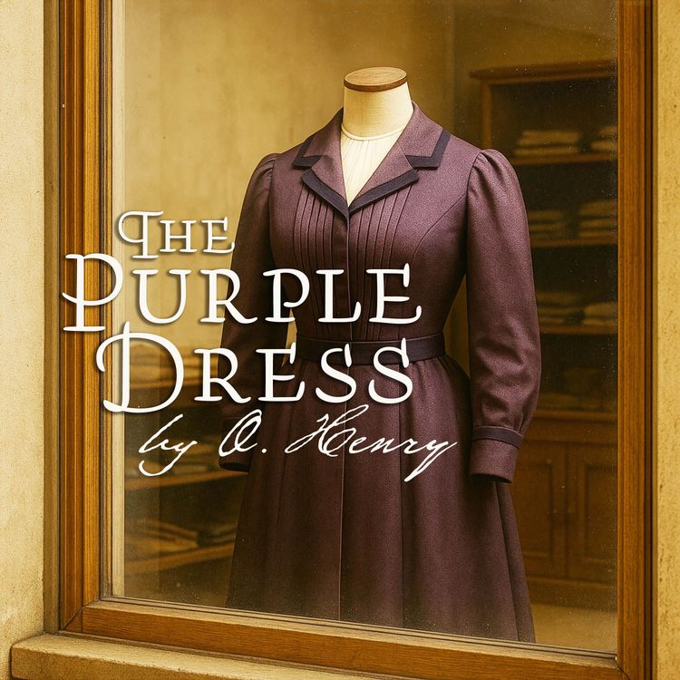 cover art for The Purple Dress – A Classic Holiday Story by O. Henry