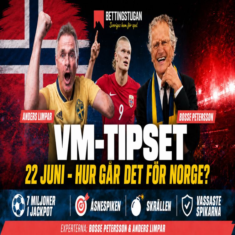 cover art for Uppsnack VM-tipset 22 juni - 7 miljoner i jackpot!