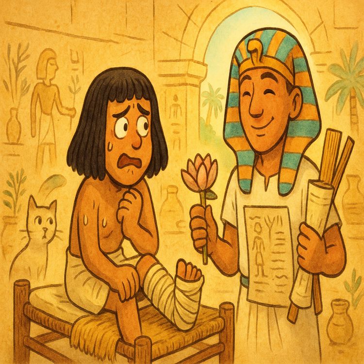 cover art for How They Treated Broken Bones — 3,000 Years Ago