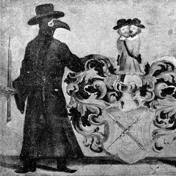 cover art for The black plague