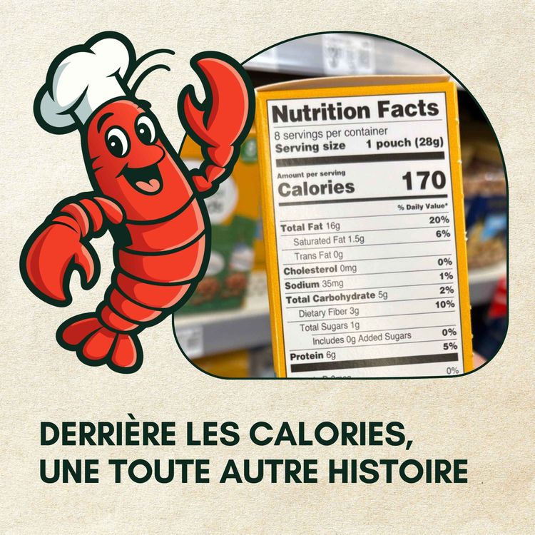 cover art for Derrière les calories, une toute autre histoire