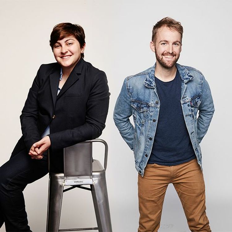 cover art for Effective Storytelling at Work: Zena Barakat & Brian Janosch