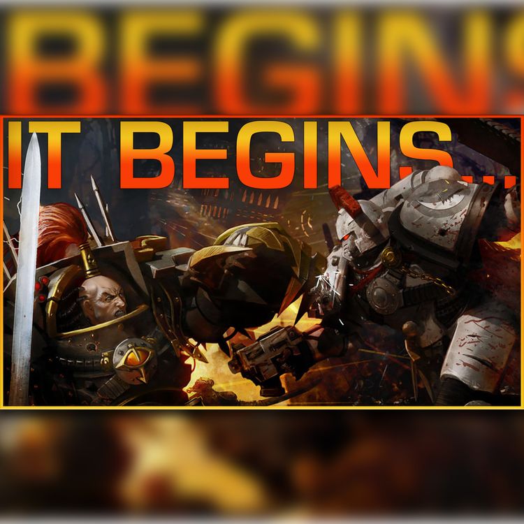 cover art for The Horus Heresy Begins