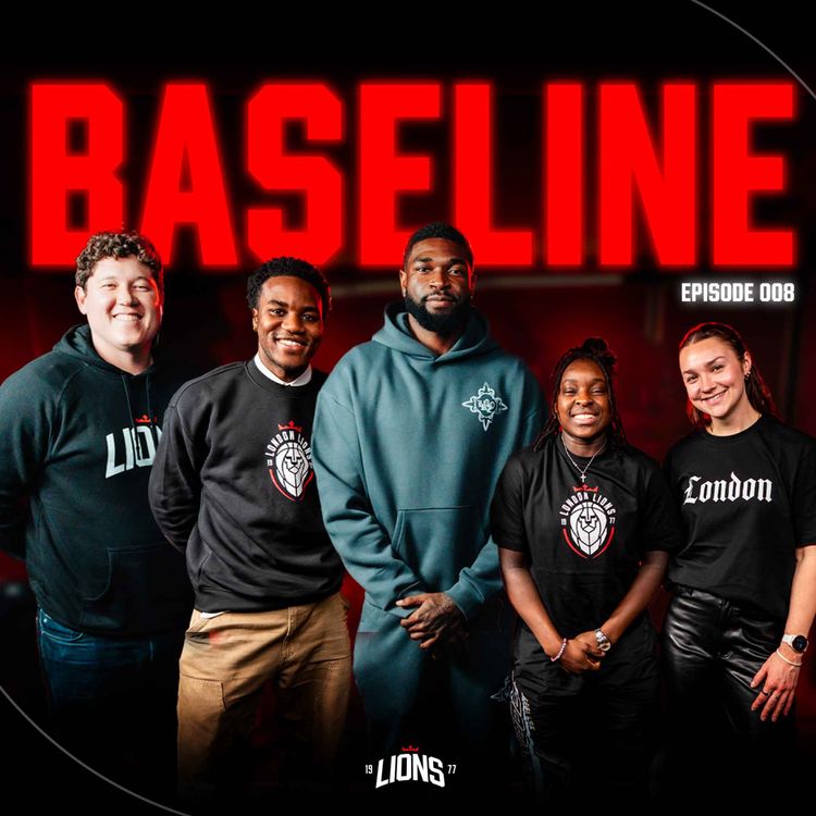 cover art for Ciaran Sandy & Esther Oluade on their journey from London courts to representing the Lions 🏀