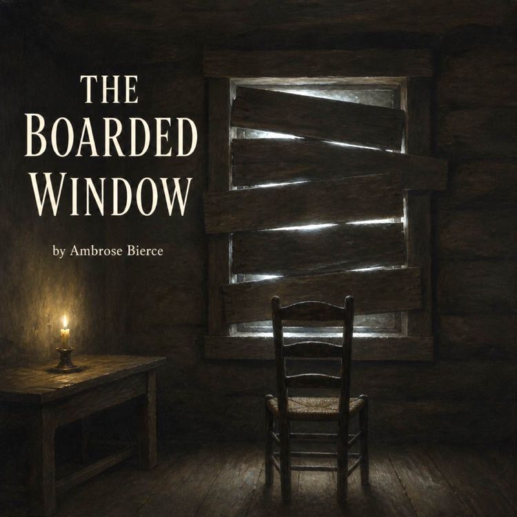 cover art for The Boarded Window — A Classic Haunting Tale by Ambrose Bierce