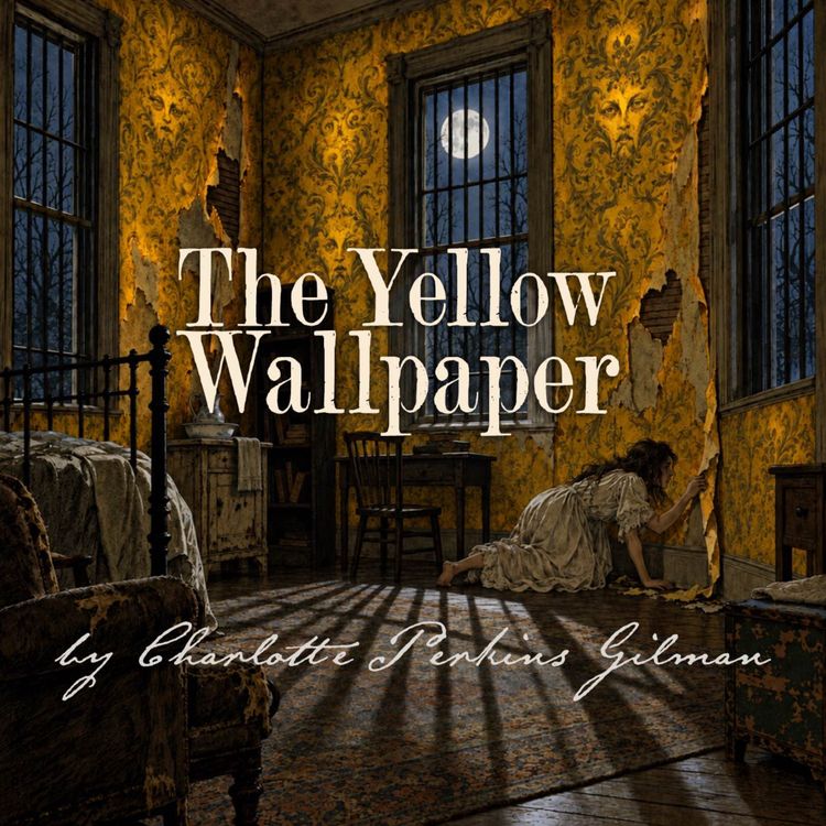 cover art for The Yellow Wallpaper by Charlotte Perkins Gilman — Is the Cure Worse Than the Illness?