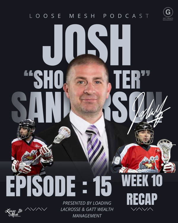 cover art for Episode 15 | “We Have to Be Better” — Shooter Sanderson on Calgary & NLL Week 10 Recap