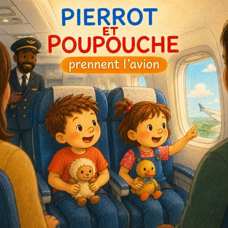 cover art for Pierrot et Poupouche prennent l'avion