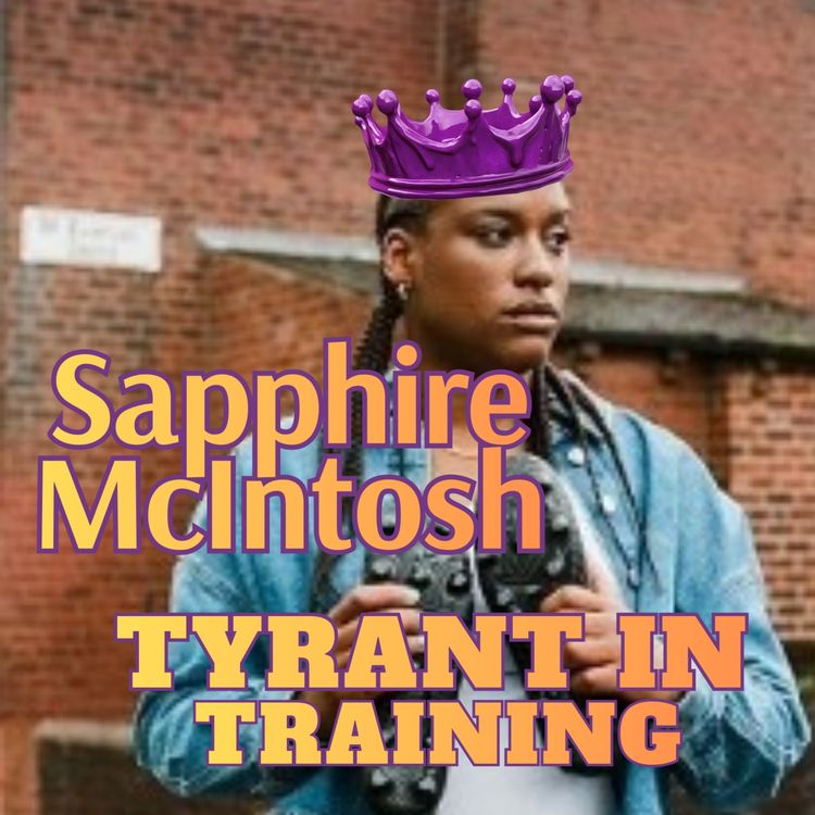 cover art for Sapphire McIntosh Island of Orange Statues