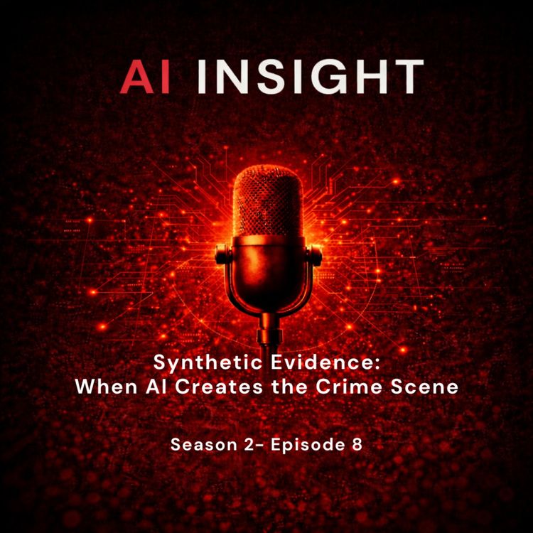 cover art for AI Insight — Season 2, Episode 8: Synthetic Evidence — When AI Creates the Crime Scene