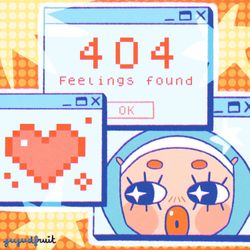 cover art for 404: feelings found