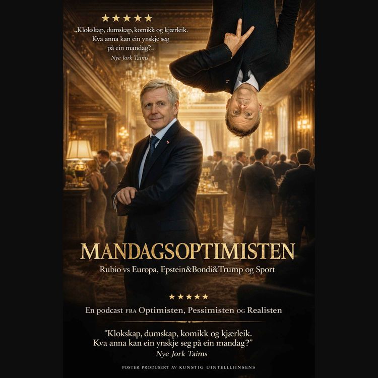 cover art for MANDAGSOPTIMIsTEN om MUNICH, RUBIO, Epstein&Trump og Sport