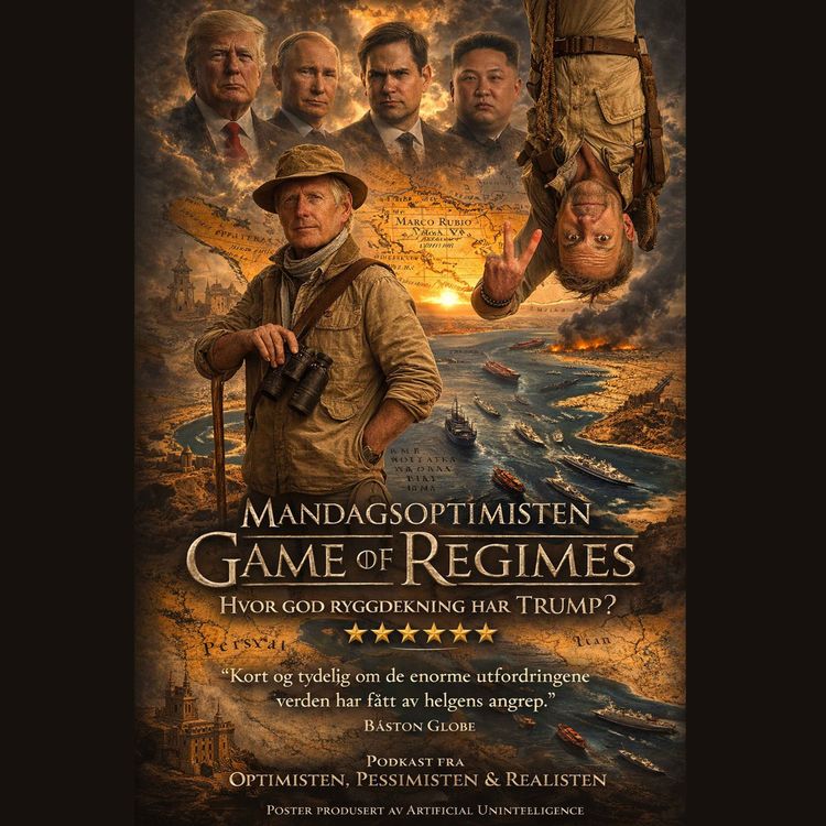 cover art for MANDAGSOPTIMISTEN: KORT OG FRAMOVERLENT OM TRUMP, IRAN og CRUZ