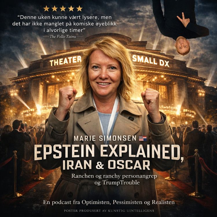 cover art for EPSTEIN & TRUMP EXPLAINED OG MYE MER - MED MARIE SIMONSEN