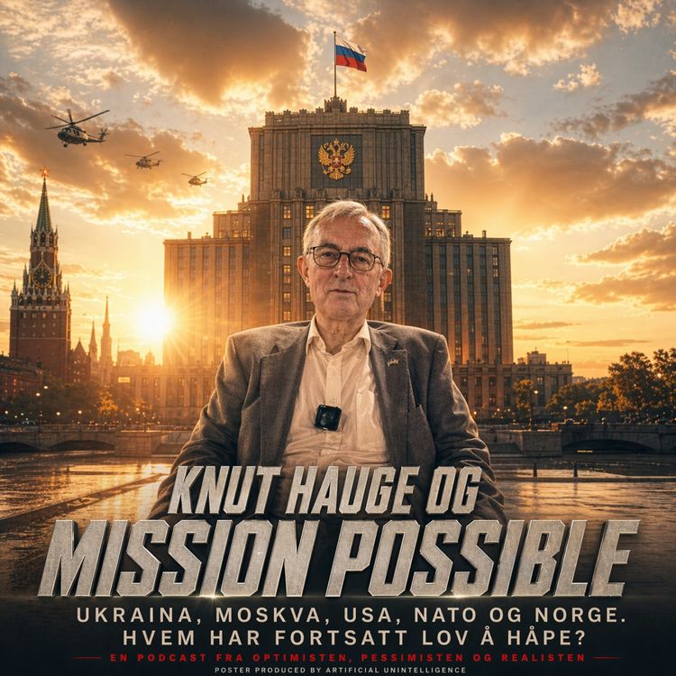 cover art for Ukraina, Russland, USA og vi - superdiplomat KNUT HAUGE peker på lyse punkter på den mørke himmelen