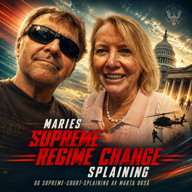 cover art for MARIE SIMONSEN AGAIN: Epstein & Regime Change & Høyesteretts gaver til Trump og Carrol  