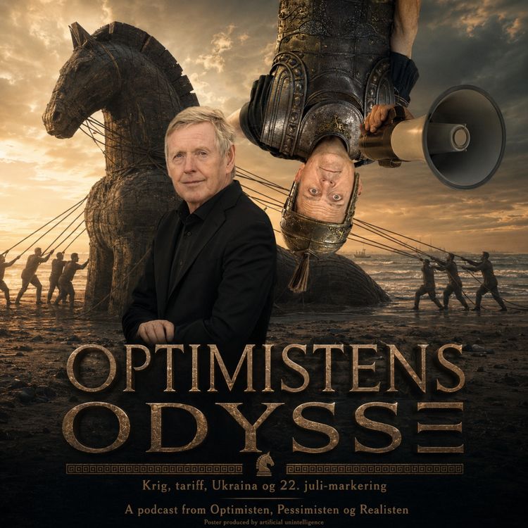 cover art for FREDAGSOPTIMISTEN: Krig, tariff- og demokratitrusler fra Trump og Ukraina-uenighetene vi må tåle
