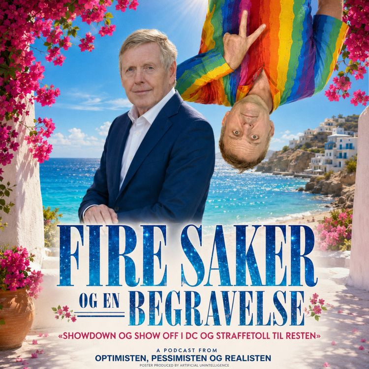 cover art for TORSDAGSOPTIMISTEN. Trump vs Zelenskij, Trump vs Bibi og tariff vs Norge