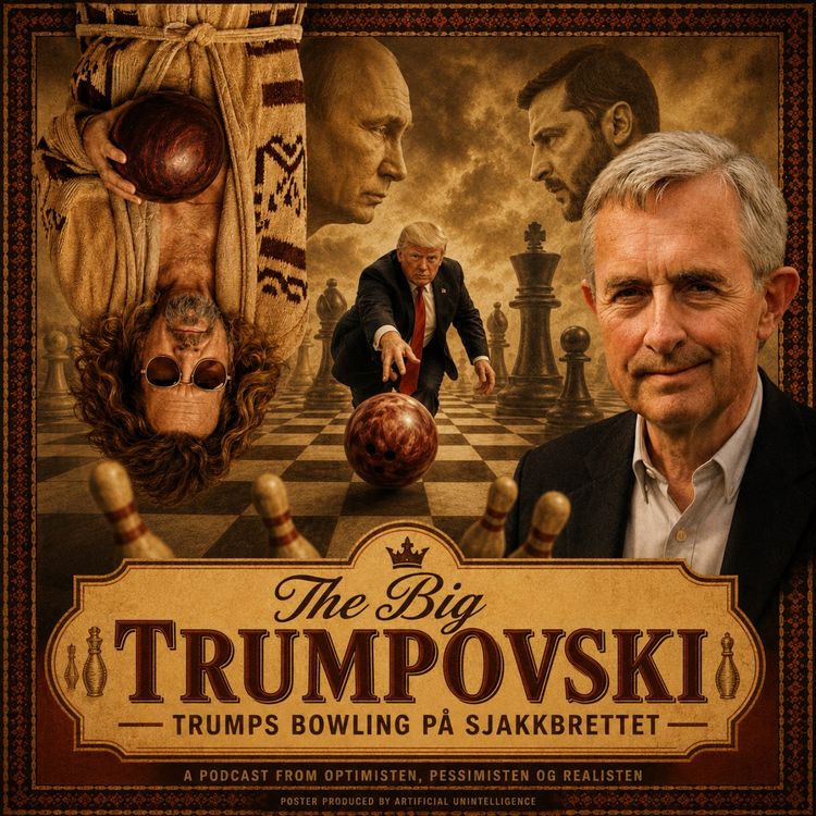 cover art for THE BIG TRUMPOVSKI. Med Knut Hauge.