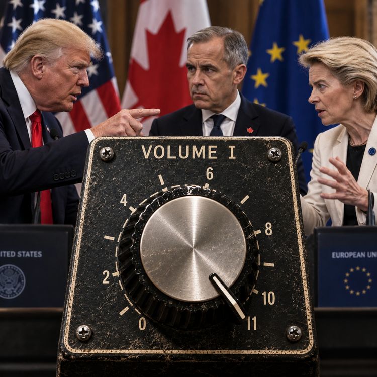 cover art for Torsdagsoptimisten: Trumps problemer skrudd til 11