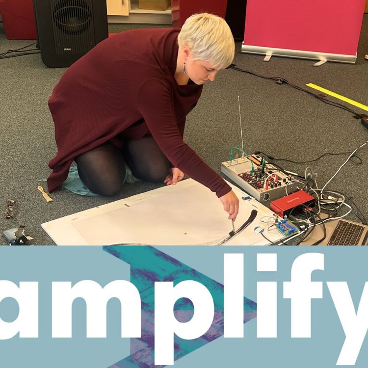 cover art for amplify #132 - 'INK' - live painting and electronics by Anna Murray at CMC's New Music Dublin Exchange 2026