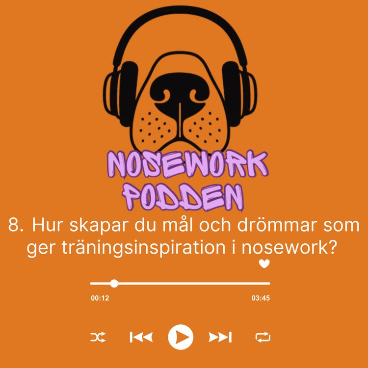 cover art for 8. Hur skapar du mål och drömmar som ger träningsinspiration i nosework?