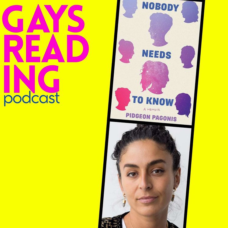 cover art for Pidgeon Pagonis (Nobody Needs to Know) on the "I" in LGBTQIA+, Trauma Soup, and Pizza