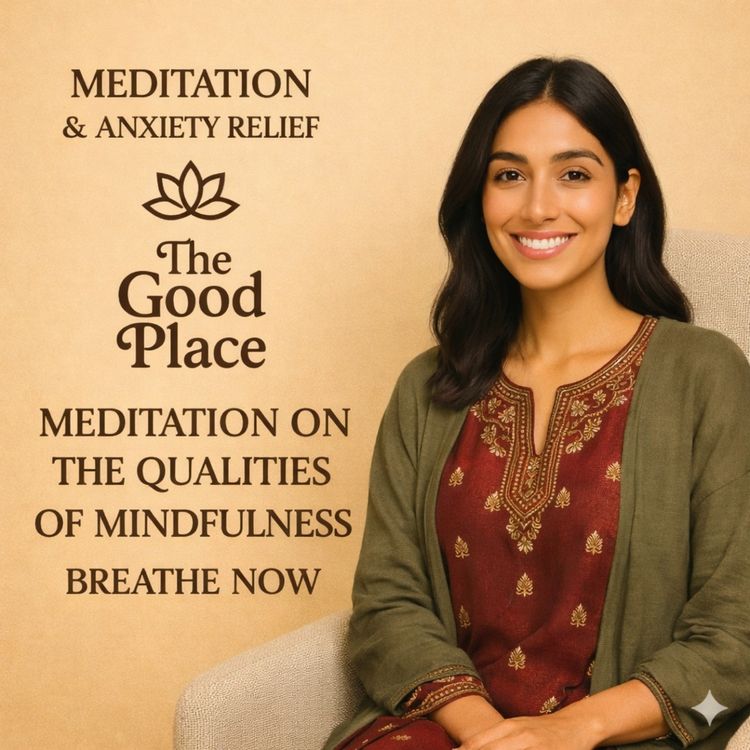 cover art for Meditation on the Qualities of Mindfulness. Breathe now.