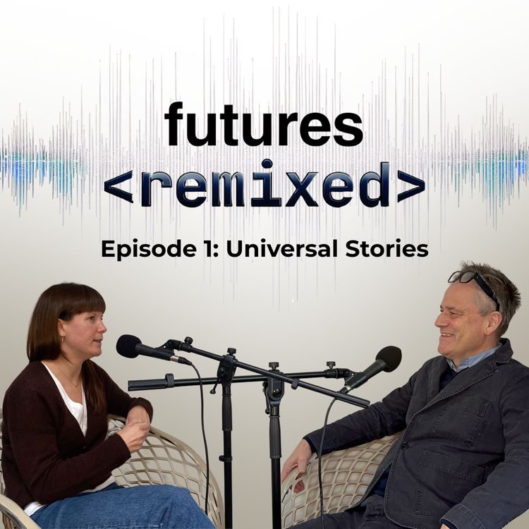 cover art for S1 E1 Introducing Universal Stories | Michael Grandage b2b Rebecca Frecknall