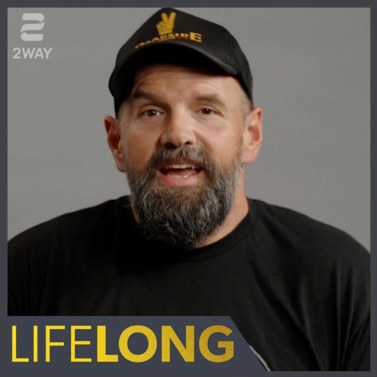 cover art for How a bizarre plane ride with an actor sparked my 300LB weight loss | LifeLONG Ethan Suplee