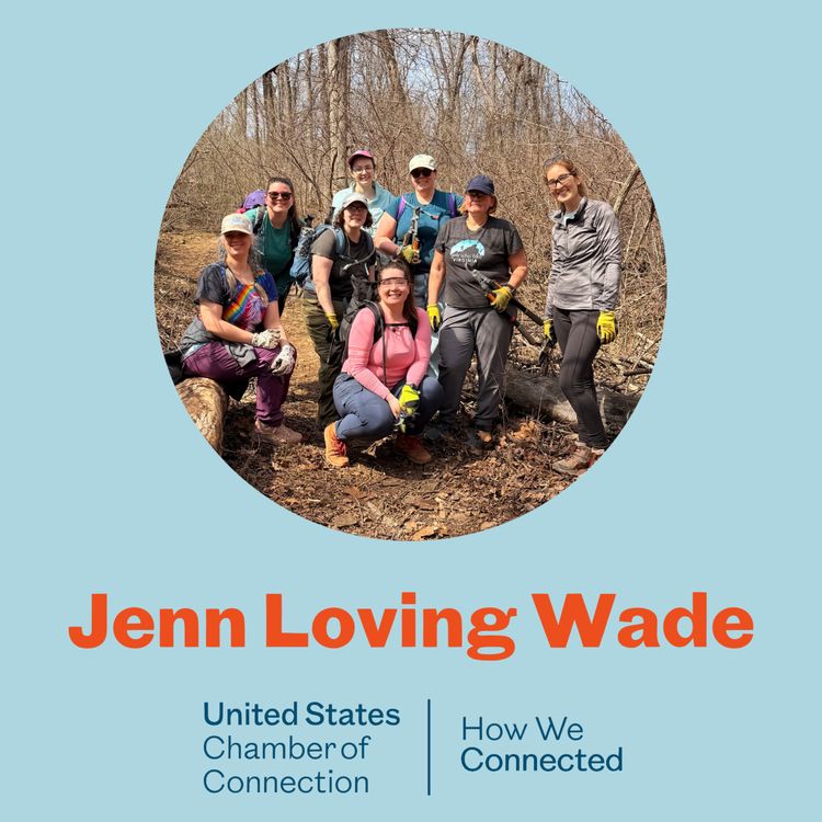 cover art for The Trail Ahead: Jen Loving-Wade, President, Girls Who Hike Virginia