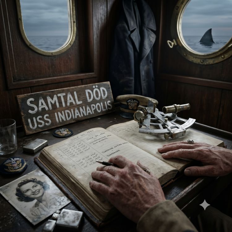 cover art for På djupt vatten - USS Indianapolis