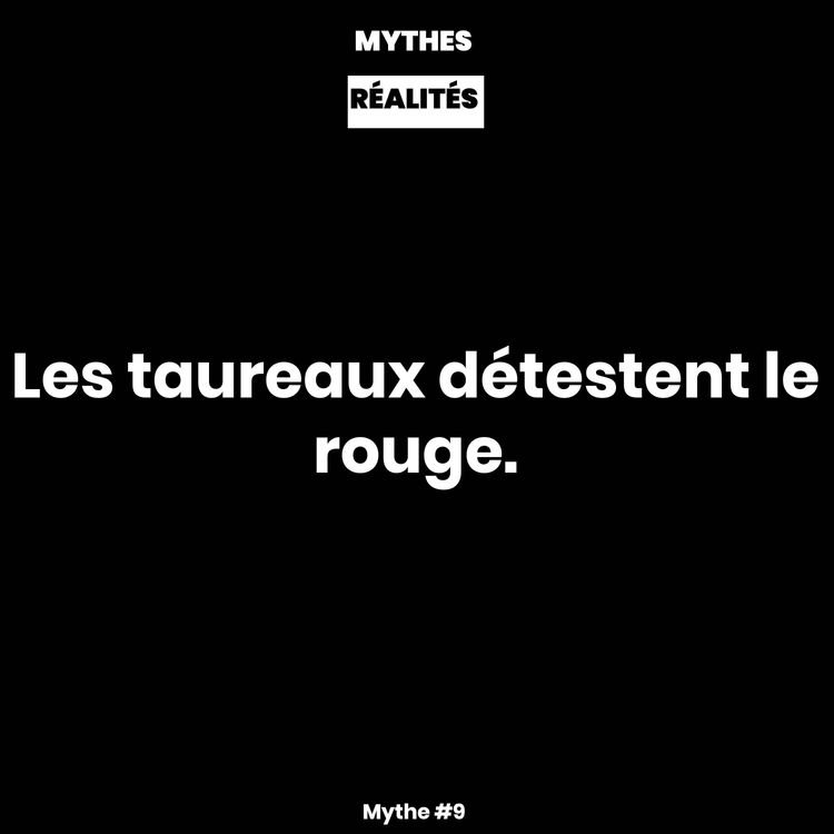 cover art for Mythe #9 — Les taureaux détestent le rouge