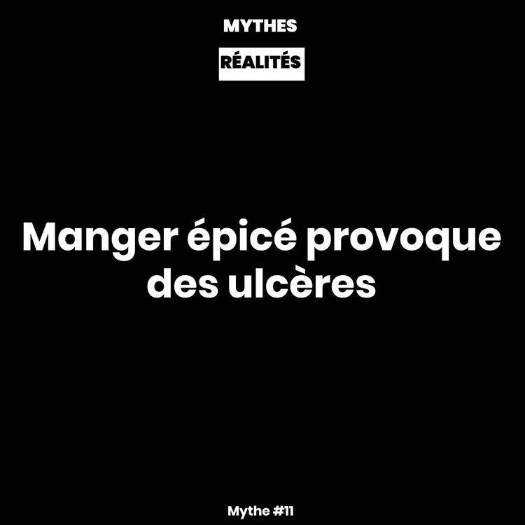 cover art for Mythe #11 — Manger épicé provoque des ulcères