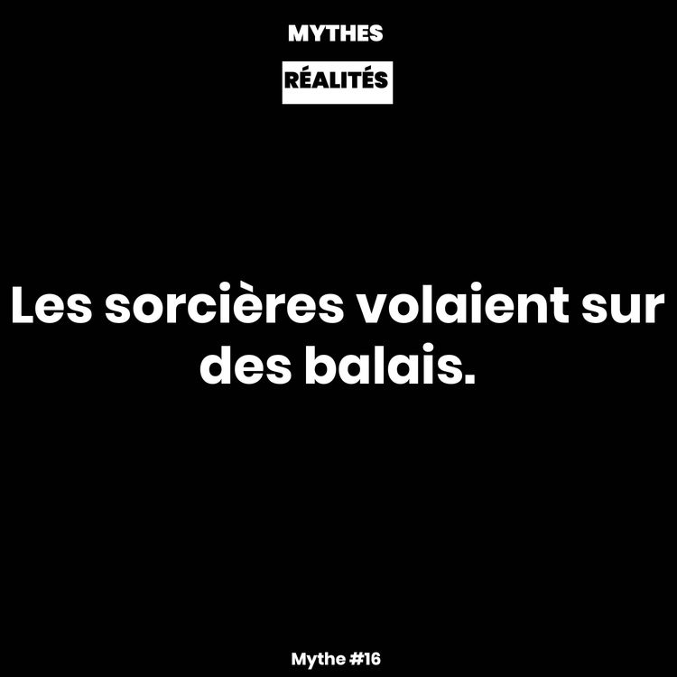 cover art for Mythe #16 — Les sorcières volaient sur des balais