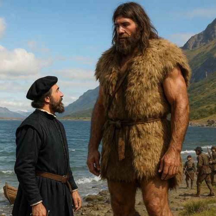 cover art for The Giants of Patagonia