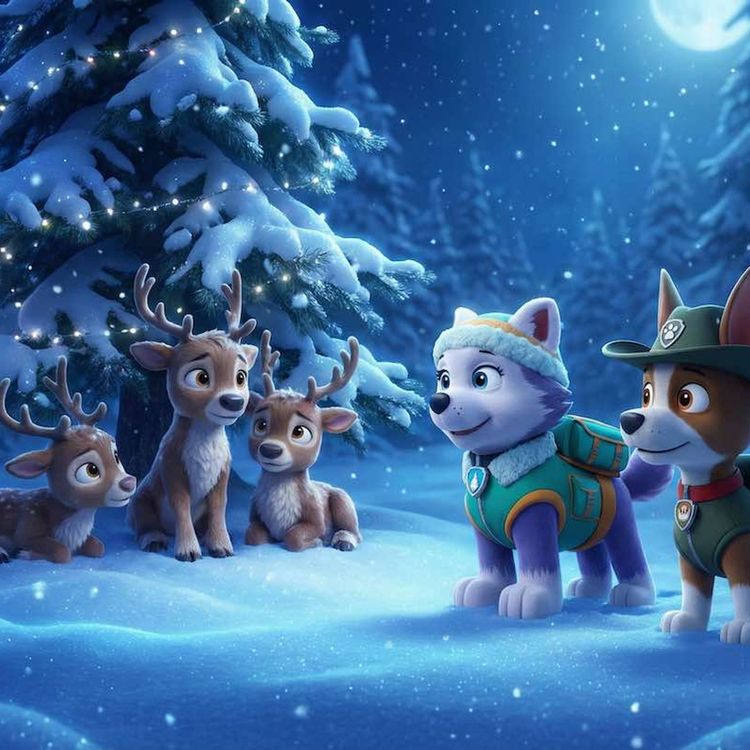 cover art for Cuento Patrulla Canina al rescate: Los Renos Perdidos 🦌