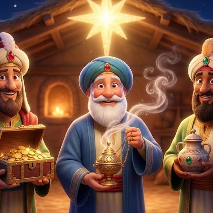 cover art for El Secreto de los Reyes Magos: Cuento de Navidad para Niños