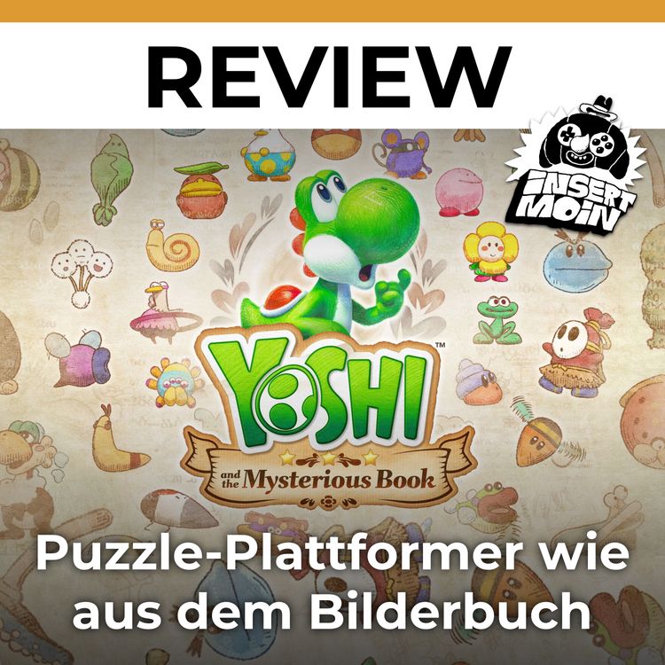 cover art for Yoshi and the Mysterious Book: Puzzle-Plattformer wie aus dem Bilderbuch