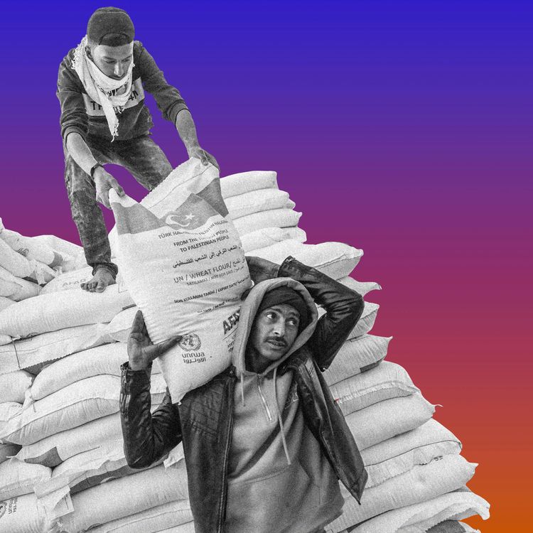 cover art for The Struggle to Get Aid to Gaza